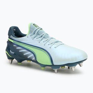 Кросівки футбольні чоловічі PUMA King Ultimate MxSG frosted dew/fizzy apple