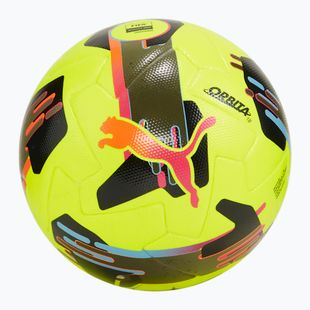М'яч футбольний PUMA Orbita 1 TB FIFA Quality Pro lemon tonic/multicolor розмір 5