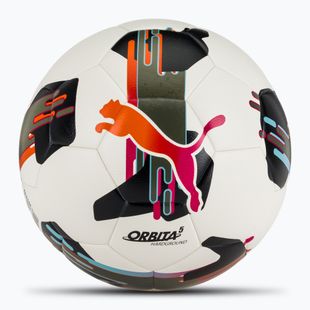 М'яч футбольний PUMA Orbita 5 TB Hardground puma white/multicolor розмір 5