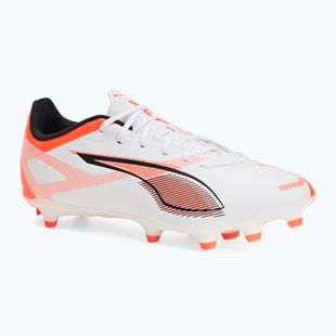 Кросівки футбольні PUMA Ultra 5 Play FG/AG puma white/puma black/glowing red