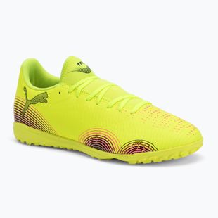 Кросівки футбольні чоловічі PUMA Future 8 Play TT yellow alert/ puma black/ sun struck
