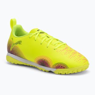 Кросівки футбольні дитячі PUMA Future 8 Play TT + Mid yellow alert/ puma black/ sun struck