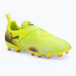 Кросівки футбольні дитячі PUMA Future 8 Match LL FG/AG yellow alert/ puma black/ sun struck