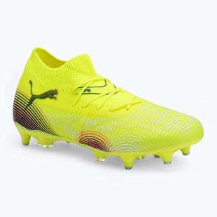 Кросівки футбольні чоловічі PUMA Future 8 Match MxSG yellow alert/ puma black/ sun struck