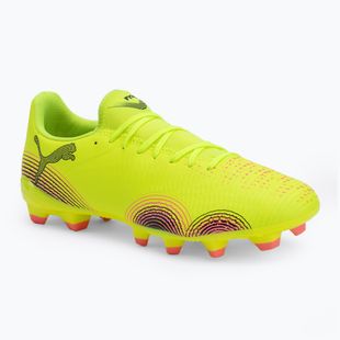 Кросівки футбольні чоловічі PUMA Future 8 Play FG/AG yellow alert/ puma black/ sun struck
