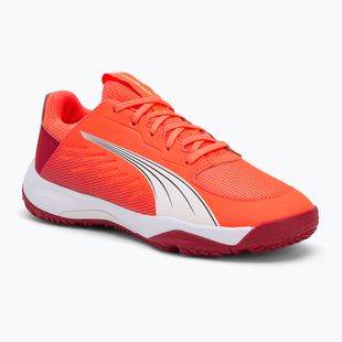 Кросівки гандбольні дитячі PUMA Accelerate Jr glowing red/white/dark crimson/black