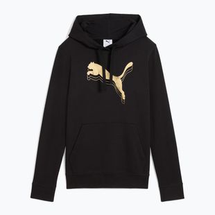 Кофта жіноча PUMA  ESS Metalic Hoodie TR puma black/metallic gold