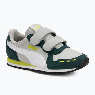Кросівки дитячі PUMA Cabana Racer SL 20 V PS coollightgray/pumawhite/darkmyrtle/limesmash