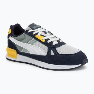 Кросівки чоловічі PUMA Graviton Pro feather gray/puma white/new navy/green moon