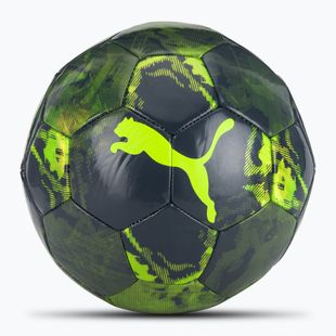 PUMA Cup Football Graphic жовтий сигнал тривоги/зелені відблиски/галактичний сірий розмір 5