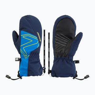 Рукавички лижні дитячі ZIENER Lavalino-Z Aquashield AW Mitten dark navy/cobalt blue