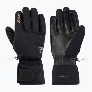 Рукавиці лижні жіночі Ziener Kehnia-Z Aquashield PR Glove black/rose metallic