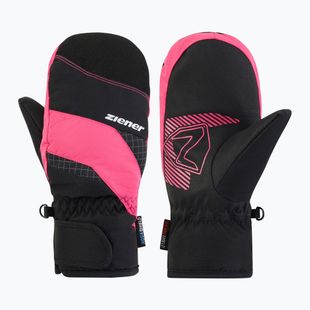 Рукавички лижні дитячі ZIENER Luuki-Z Aquashield black/pop pink