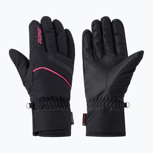 Рукавиці лижні жіночі Ziener Khania-Z PR Glove black/pink lily