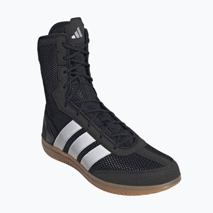 Кросівки боксерські чоловічі adidas Box Hog Wide black/white