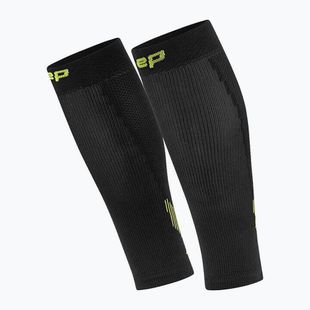 Пов'язки компресійні на гомілки жіночі CEP Calf 5.0 black/lime