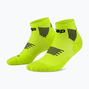 Шкарпетки компресійні чоловічі CEP Run Low Cut 5.0 lime/black