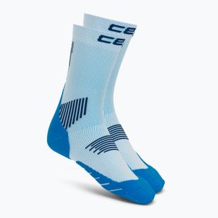 Шкарпетки компресійні чоловічі CEP Run Mid Cut 5.0 blue/ice