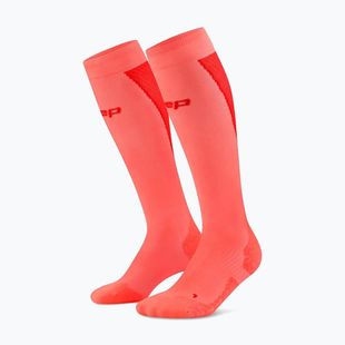 Шкарпетки чоловічі CEP Ultralight Tall 4.0 neon coral/red