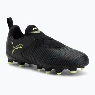 Кросівки футбольні дитячі PUMA Future 8 Match LL FG/AG Jr puma black/fizzy light/green terrain