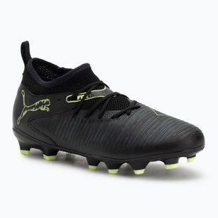 Кросівки футбольні дитячі PUMA Future 8 Match FG/AG Jr puma black/fizzy light/green terrain