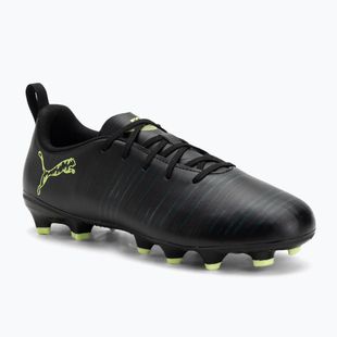 Кросівки футбольні дитячі PUMA Future 8 Play FG/AG Jr puma black/fizzy light/green terrain
