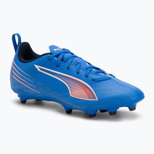 Кросівки футбольні дитячі PUMA Ultra 6 Play FG/AG Jr ultra blue/puma white/glowing red