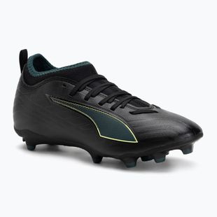 Кросівки футбольні дитячі PUMA Ultra 6 Match FG/AG Jr puma black/fizzy light/green terrain