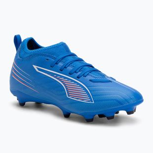 Кросівки футбольні дитячі PUMA Ultra 6 Match FG/AG Jr ultra blue/puma white/glowing red
