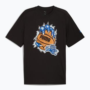 Футболка баскетбольна чоловіча PUMA Hoopaverse Tee 3 puma black