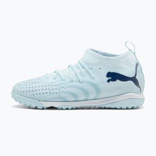 Кросівки футбольні дитячі PUMA Future 9 Match TT + Mid Jr icy blue/puma white/blue jewel