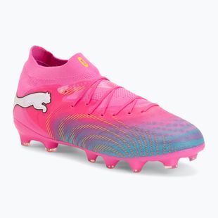 Кросівки футбольні дитячі PUMA Future 9 Pro FG/AG Jr poison pink/puma wht/sun stream/bright aqua/puma blk