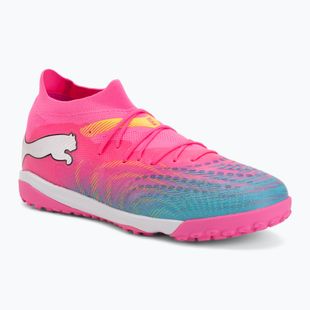 Кросівки футбольні PUMA Future 9 Match TT poison pink/puma wht/sun stream/bright aqua/puma blk