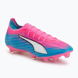 Кросівки футбольні PUMA Ultra 6 Match FG/AG poison pink/puma wht/sun stream/bright aqua/puma blk