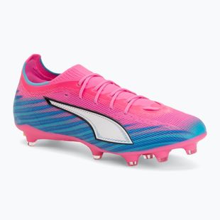 Кросівки футбольні PUMA Ultra 6 Pro FG/AG poison pink/puma wht/sunstream/bright aqua/puma blk