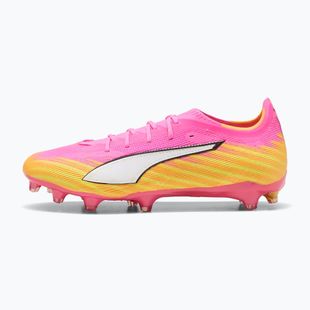 Кросівки футбольні PUMA Ultra 6 Pro FG/AG poison pink/puma wht/sunstream/bright aqua/puma blk