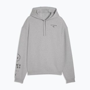 Чоловіча тренувальна толстовка PUMA x HYROX Cloudspun Hoodie сірого кольору