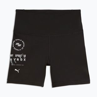 Жіночі тренувальні шорти PUMA x HYROX Tad Essential Tight чорного кольору