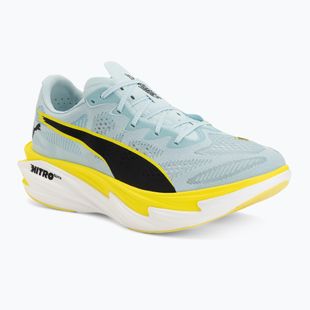 Кросівки для бігу жіночі Puma Deviate Nitro Elite 4 Fresh Water/Lemon Crush/Puma Black