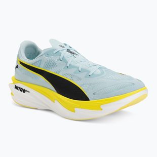 Кросівки для бігу чоловічі Puma Deviate Nitro Elite 4 Fresh Water/Lemon Crush/Puma Black