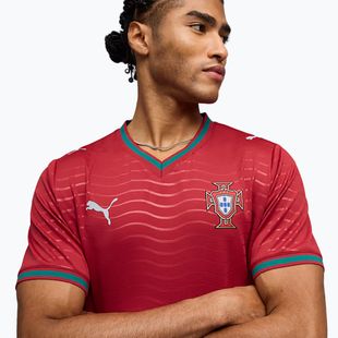 Чоловіча футбольна футболка PUMA FPF Portugal Home Jersey Replica Club червоний/зелений