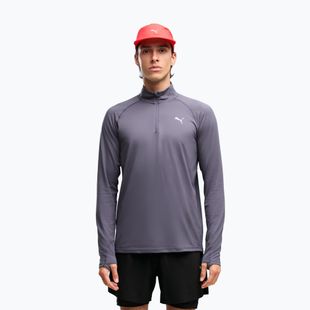 Кофта для бігу чоловіча PUMA Run Velocity Cloudspun 1/4 Zip inky depths
