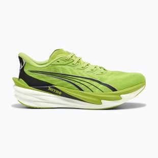 Кросівки для бігу чоловічі PUMA Deviate Nitro 4 sunny lime/puma black