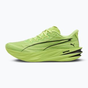 Кросівки для бігу чоловічі Puma Deviate Pure Nitro sunny lime/puma black