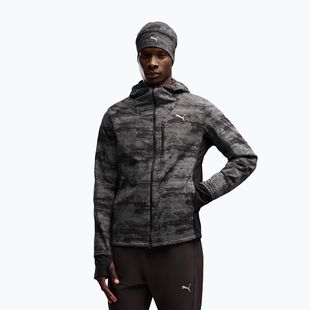 Куртка для бігу чоловіча PUMA Run Brightstride AOP Primaloft puma black