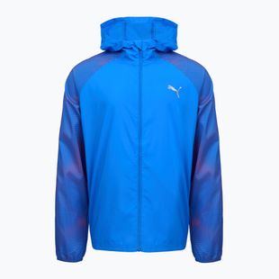Куртка для бігу чоловіча Puma Run Favorite Woven Jacket blue/fire orchid