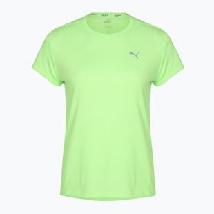 Футболка для бігу жіноча PUMA Run Favorite Heather green/neon