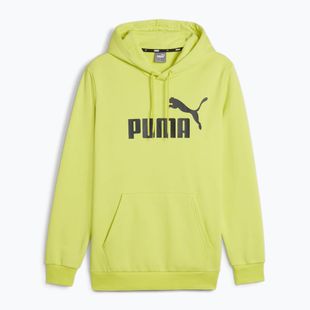Кофта чоловіча PUMA Essentials Big Logo Hoodie FL lime sheen