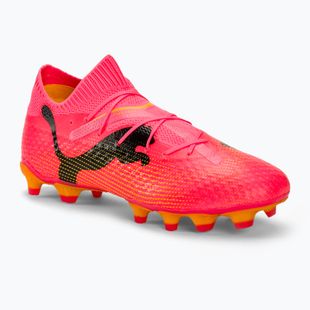 Бутси футбольні PUMA Future 7 Pro FG/AG sunset glow/puma black/sun stream