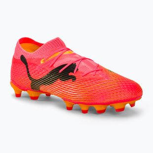 Бутси футбольні PUMA Future 7 PRO+ FG/AG sunset glow/puma black/sun stream